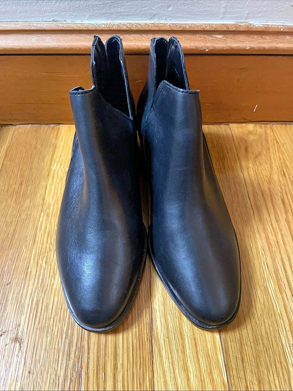 Vince Camuto Black Side-Zip Ankle Boots